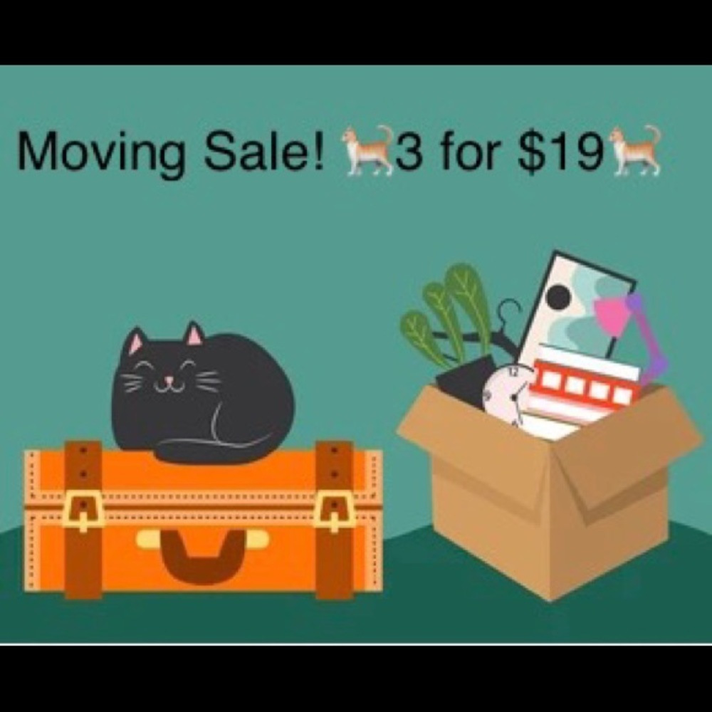 🛍MOVING SALE🛍 🐈 3 for $19🐈